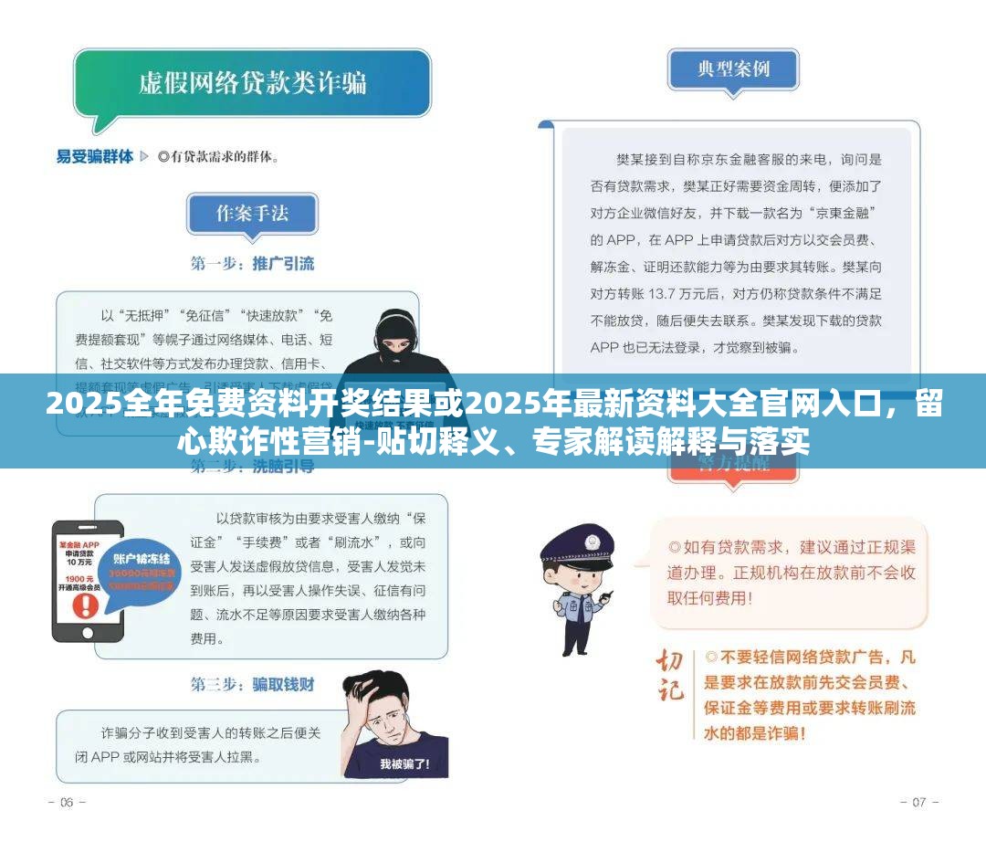 2025全年免费资料开奖结果或2025年最新资料大全官网入口，留心欺诈性营销-贴切释义、专家解读解释与落实
