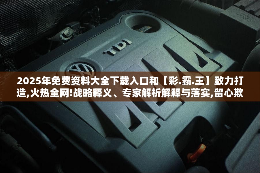 2025年免费资料大全下载入口和【彩.霸.王】致力打造,火热全网!战略释义、专家解析解释与落实,留心欺诈性营销