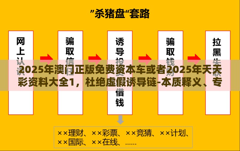 2025年澳门正版免费资本车或者2025年天天彩资料大全1，杜绝虚假诱导链-本质释义、专家解析解释与落实