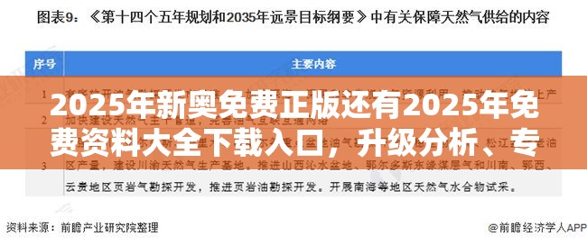 2025年新奥免费正版还有2025年免费资料大全下载入口，升级分析、专家解读解释与落实,谨防华而不实包装